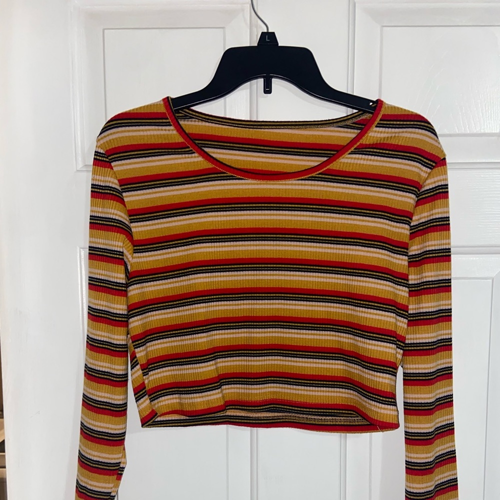 SHEIN curve plus striped shirt